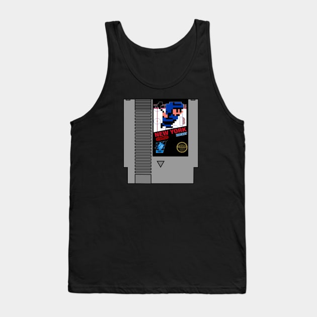 New York Hockey 8 bit cartridge design Tank Top by MulletHappens